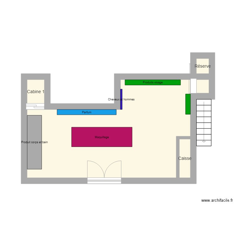 Yves Rocher Melun. Plan de 0 pièce et 0 m2