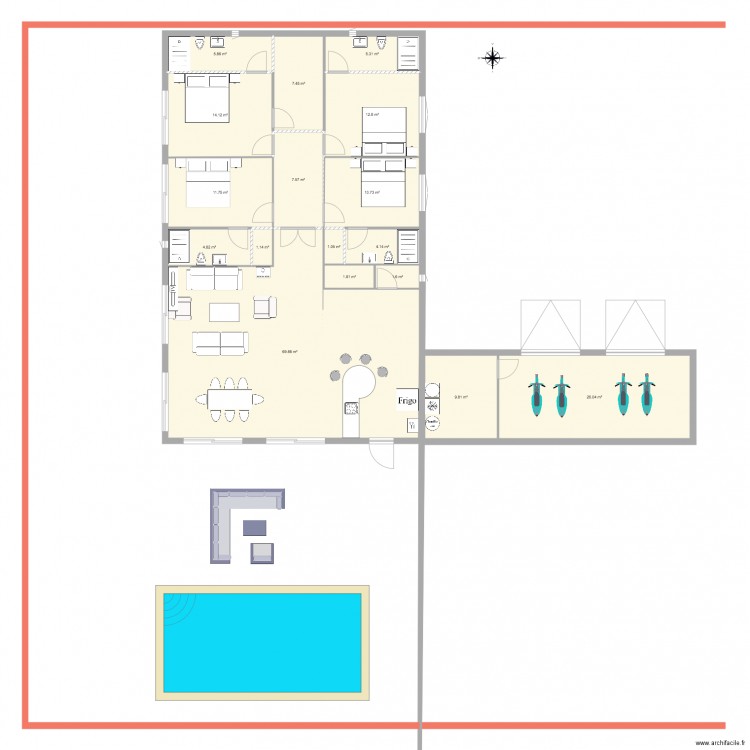  Maison  2022 mod le  suite parentale Plan  17 pi ces 196 m2 