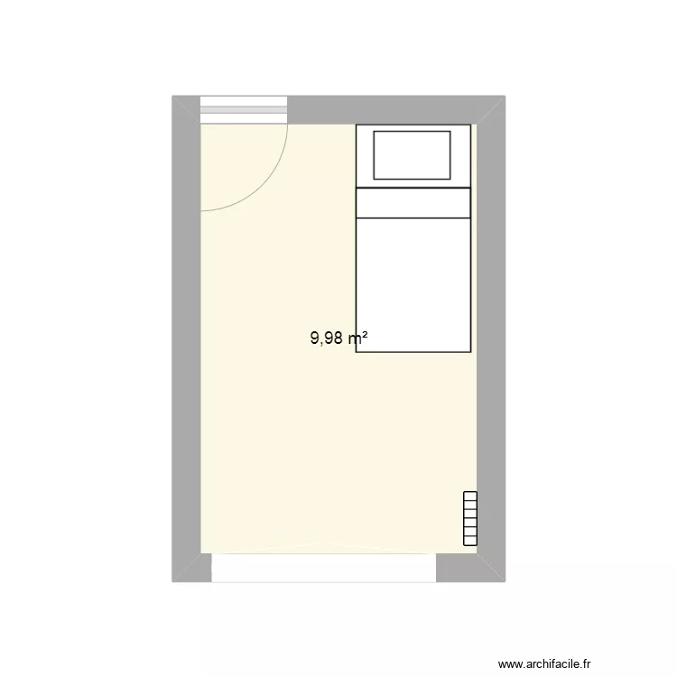 chambre fille. Plan de chambre fille. Plan de
