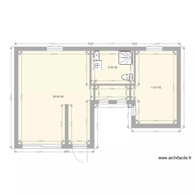 T2 bis. Plan de 