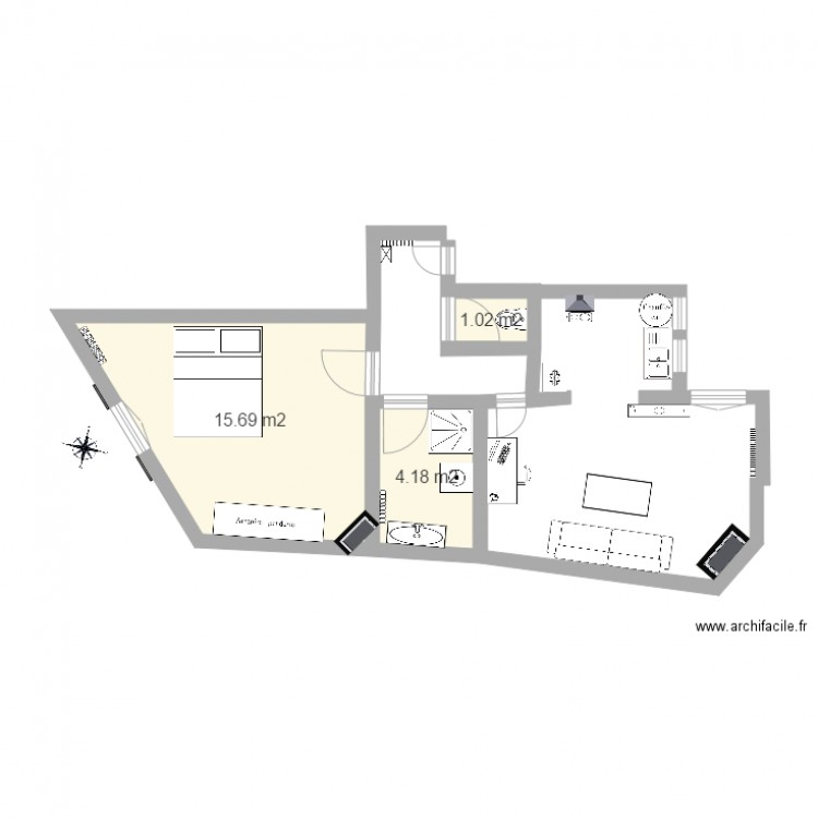 Plan. Plan de 0 pièce et 0 m2