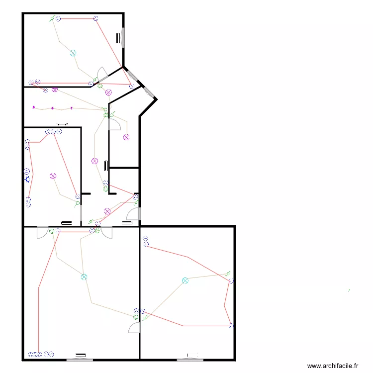 APPARTEMENT PAU. Plan de 