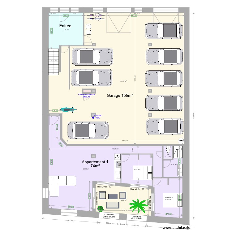 Pasteur RDC 1 c. Plan de 0 pièce et 0 m2