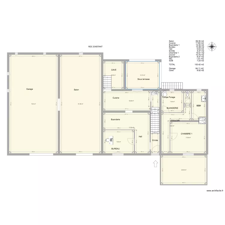 MAS TERRE ET NATURE . Plan de 