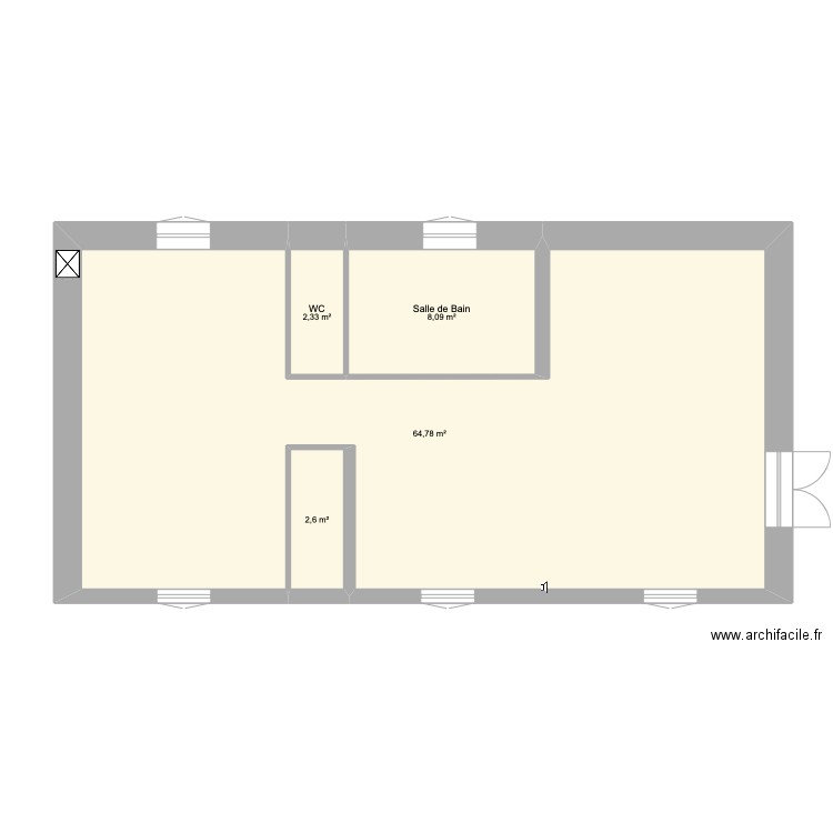 appart Lum. Plan de 0 pièce et 0 m2