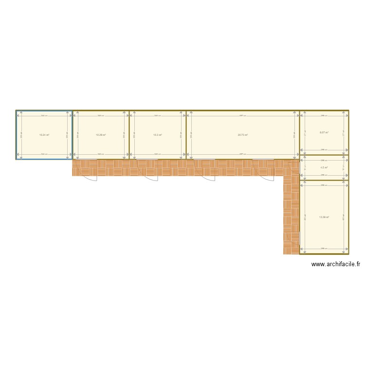 boxes v3. Plan de 0 pièce et 0 m2