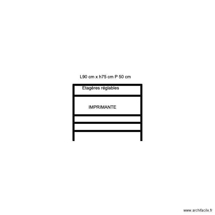 Meuble paroisse 2. Plan de 4 pièces et 0 m2