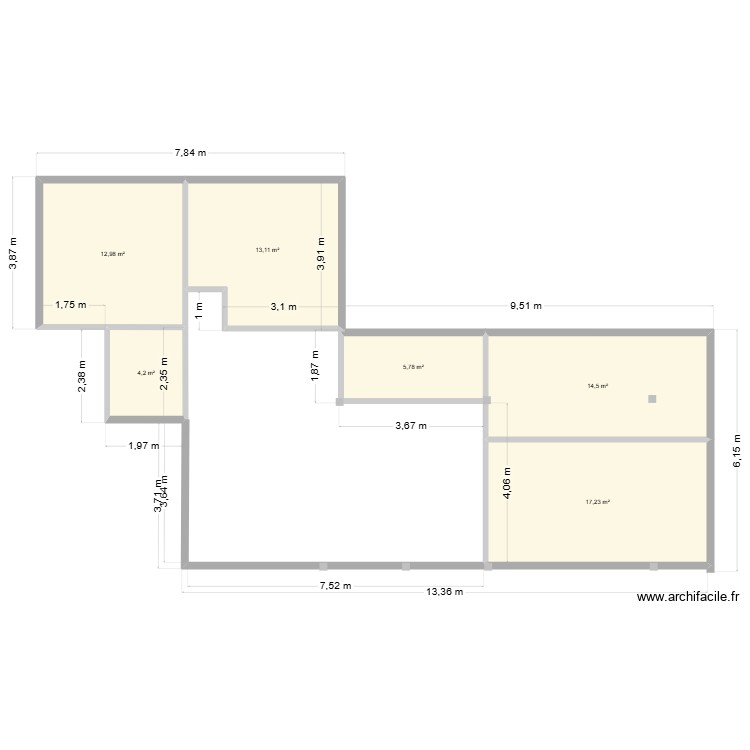 AKOUDA 1ER ETAGE. Plan de 0 pièce et 0 m2 AKOUDA 1ER ETAGE. Plan de 0 pièce et 0 m2
