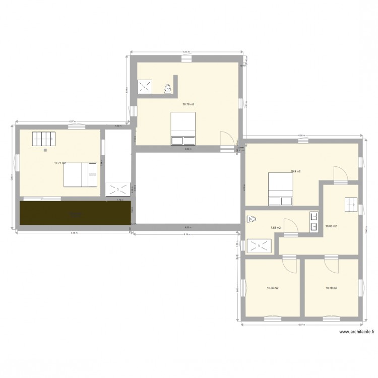 Talmont Etage V1  Modif2. Plan de 0 pièce et 0 m2
