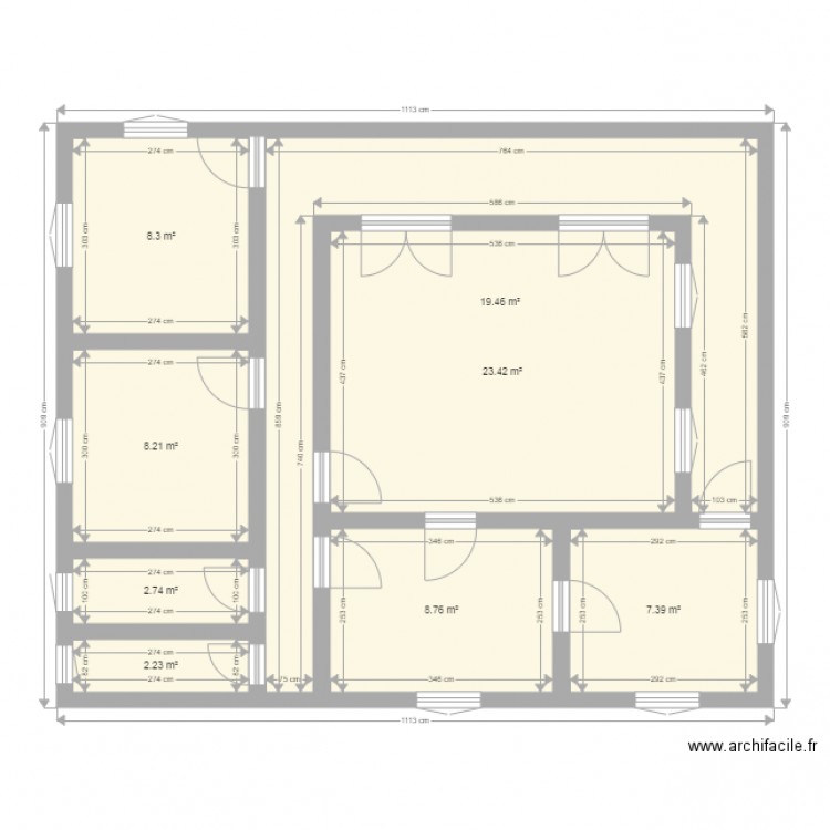 plan veranda. Plan de 0 pièce et 0 m2