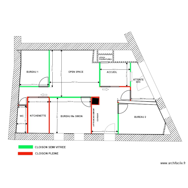 SIMON PROJET 4 coté. Plan de 6 pièces et 30 m2