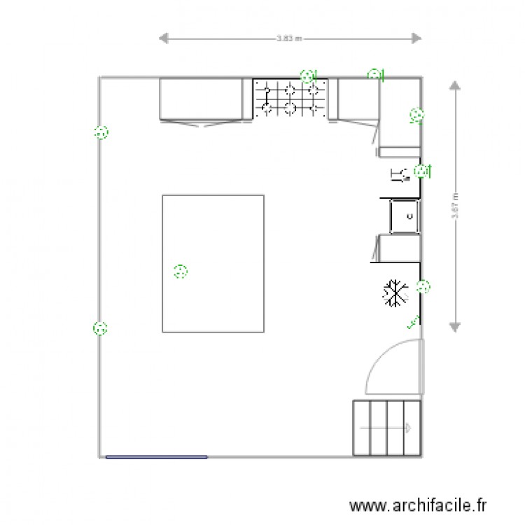 cuisine eoures. Plan de 0 pièce et 0 m2