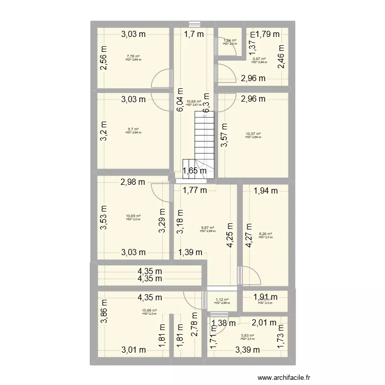 étage. Plan de 13 et 99 m² étage. Plan de 13 et 99 m²
