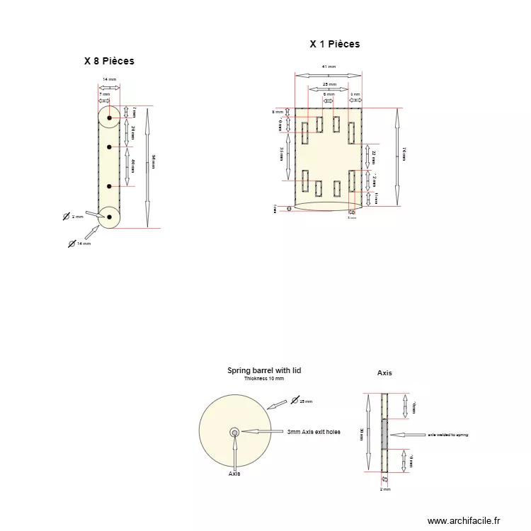 SpiderBot 2.0. Plan de 