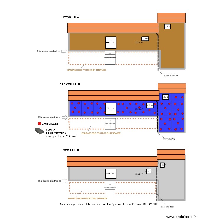 ROY 2. Plan de 12 pièces et 50 m2