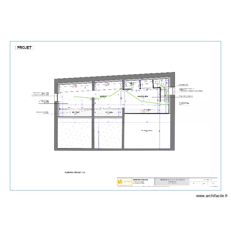 LORILLOU R+2. Plan de 
