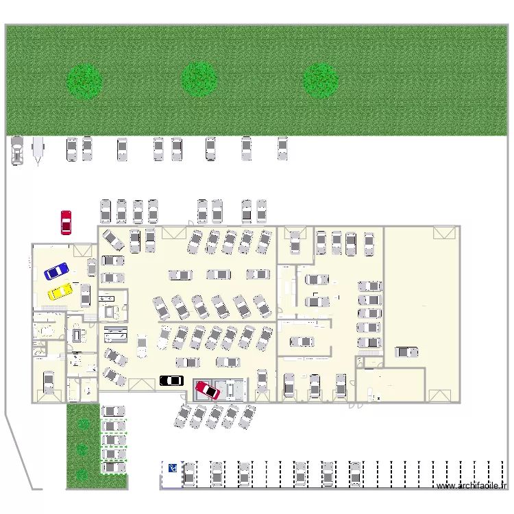 events auto romain2131camille202520268655556. Plan de 20  et 2140 m²