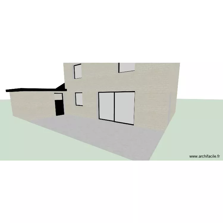 Plan après extension V2. Plan de 3 Pièces et 85 m² Plan après extension V2. Plan de 3 Pièces et 85 m²