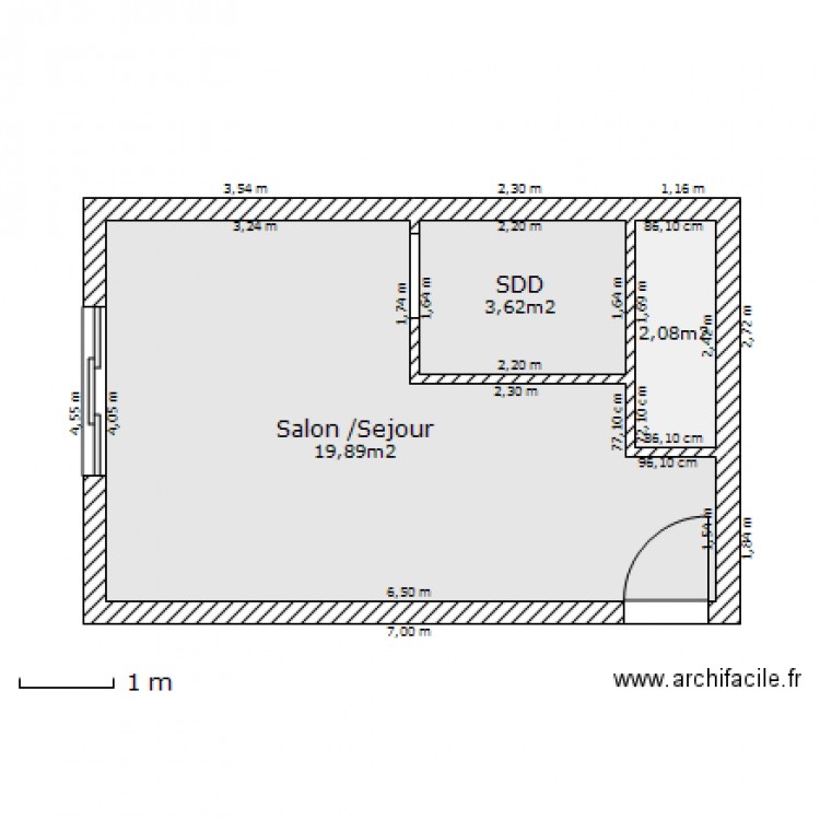 Gilbert Nice Studio 2. Plan de 0 pièce et 0 m2