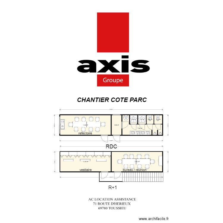 AXIS COTE PARC MODIFIER. Plan de 0 pièce et 0 m2
