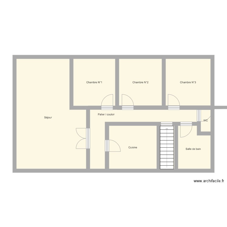 CHAMBON 1er Etage. Plan de 0 pièce et 0 m2