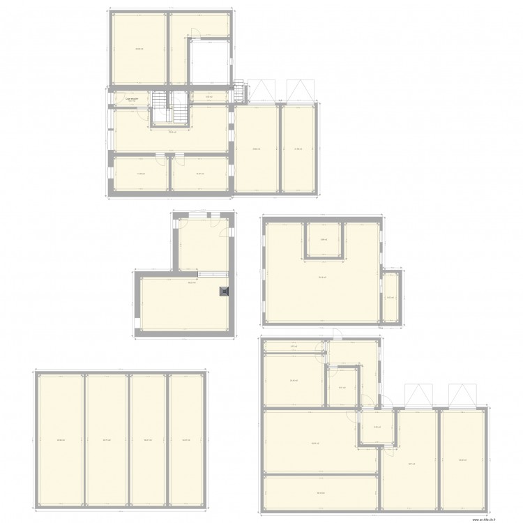 Magasin Etage 1. Plan de 0 pièce et 0 m2