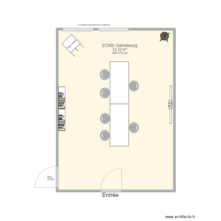 2C060 Gainsbourg FS. Plan de 0 pièce et 0 m2