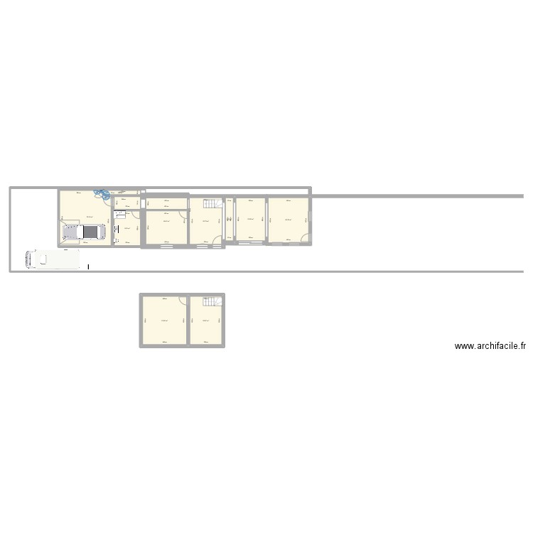 Terrain Agny. Plan de 10 pièces et 152 m2