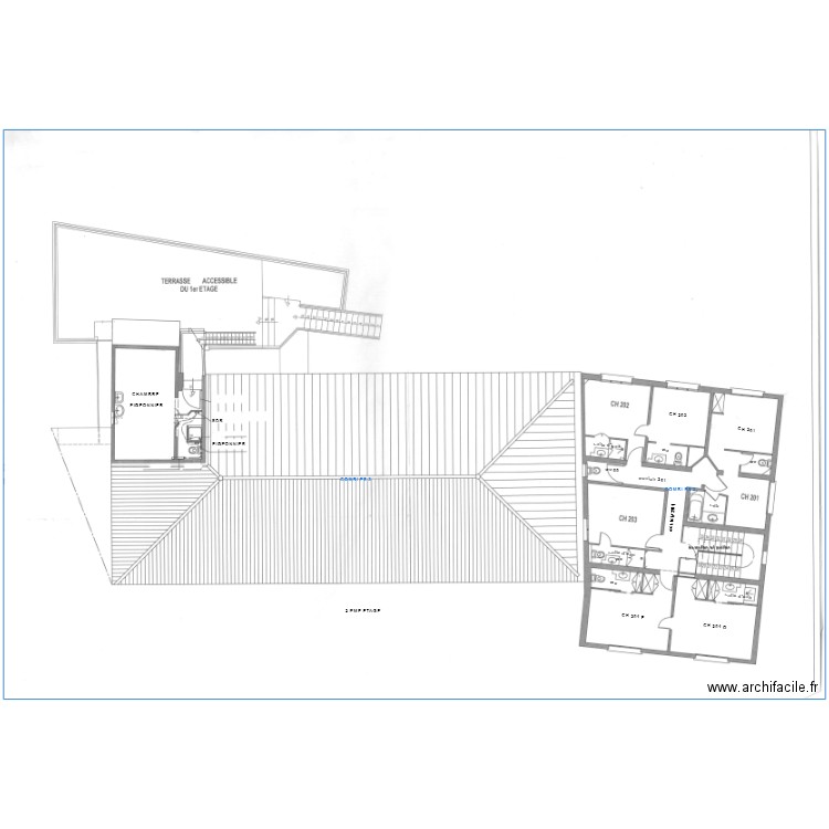 toraja hotel 2 eme etage 2. Plan de 0 pièce et 0 m2