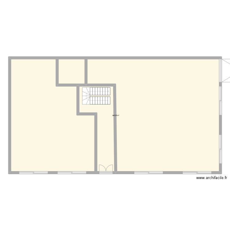 Kenitra. Plan de 1 pièce et 246 m2