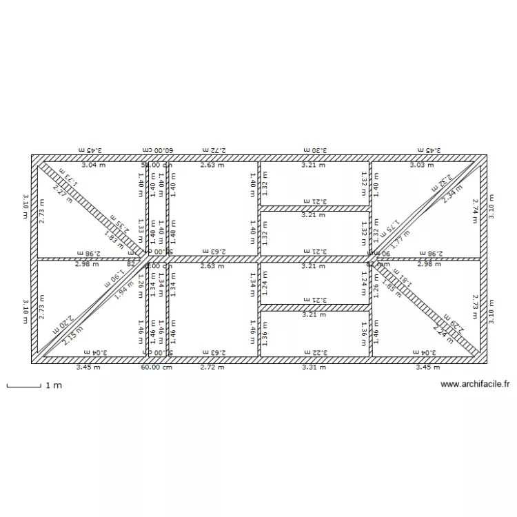 charpente. Plan de charpente. Plan de