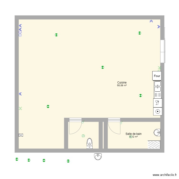agrandissement. Plan de 0 pièce et 0 m2