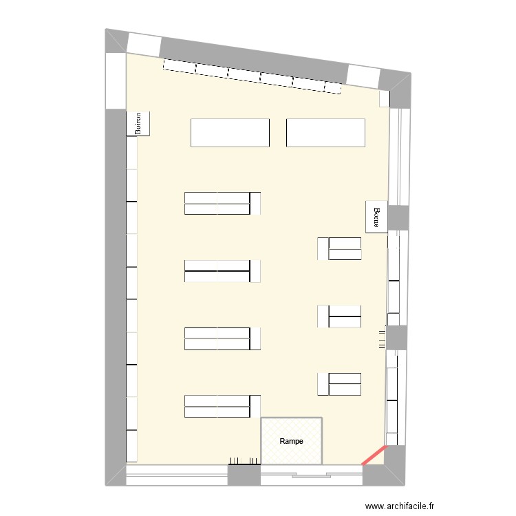 2025. Plan de 2 pièces et 64 m2