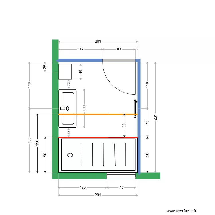 CARANGEOT I Volumes SDE RDC. Plan de CARANGEOT I Volumes SDE RDC. Plan de