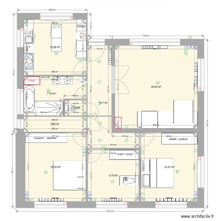 Maison Publier RDC. Plan de 0 pièce et 0 m2
