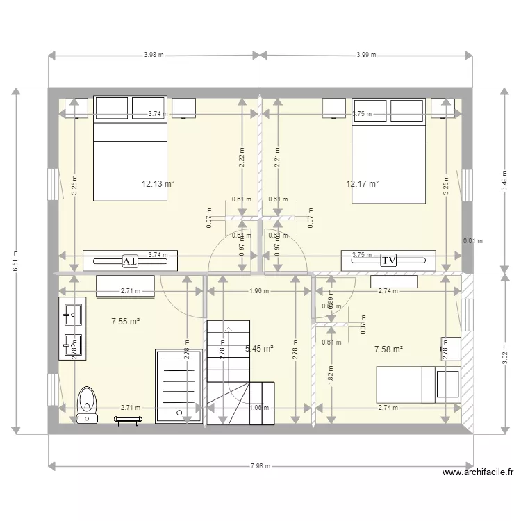 refection appartement 1. Plan de 