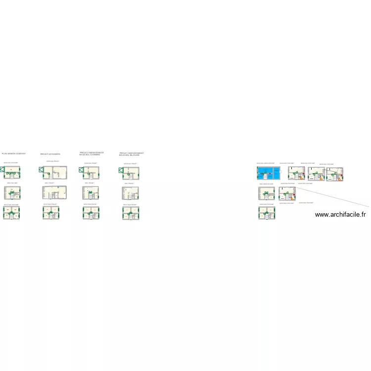 MORSANG RENOVATION MAQUETTE . Plan de 