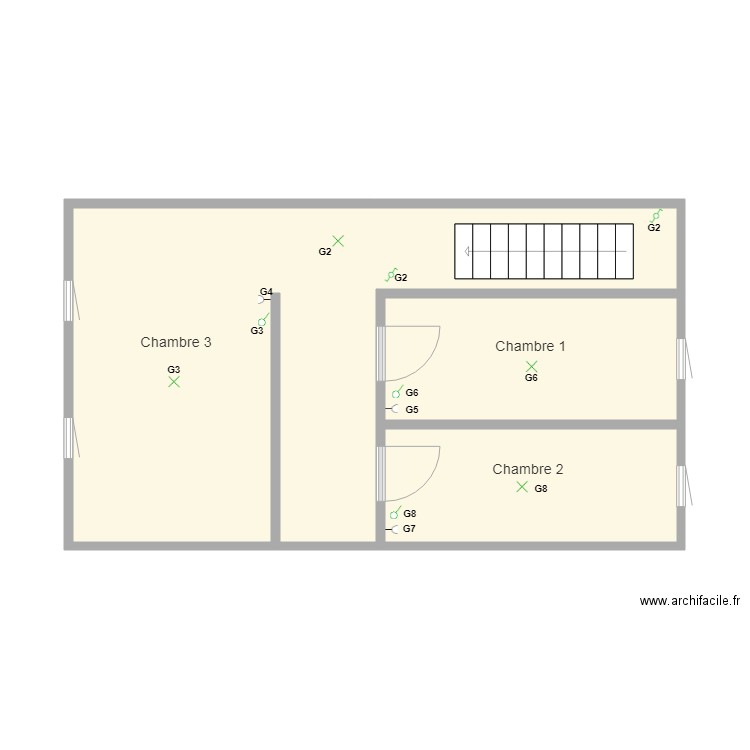 maison 1  etage. Plan de 0 pièce et 0 m2