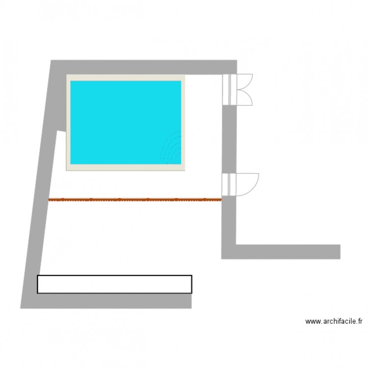 piscine 3. Plan de 0 pièce et 0 m2