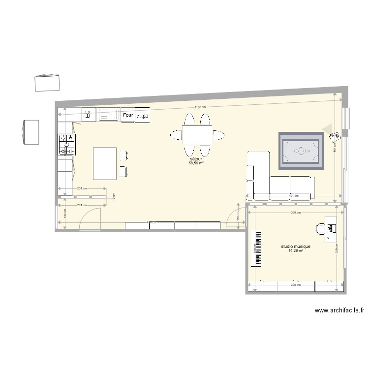 Loft 2. Plan de 0 pièce et 0 m2