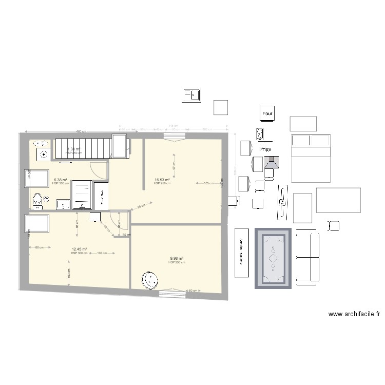 étage 2 projet v12. Plan de 0 pièce et 0 m2