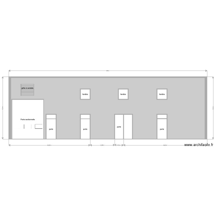 façade Iespm. Plan de 0 pièce et 0 m2