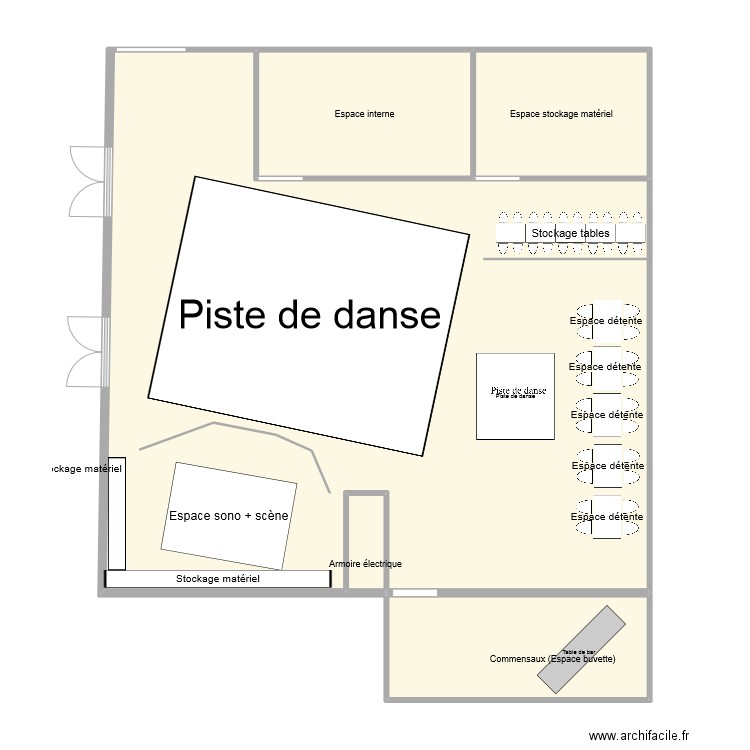 Soirée terminale. Plan de 0 pièce et 0 m2