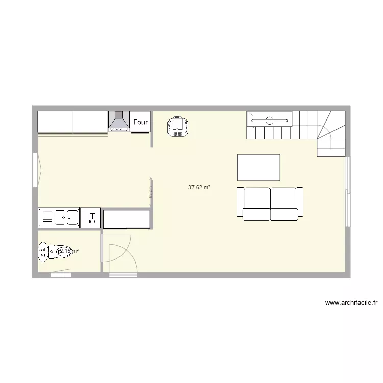 rdc appart. Plan de rdc appart. Plan de