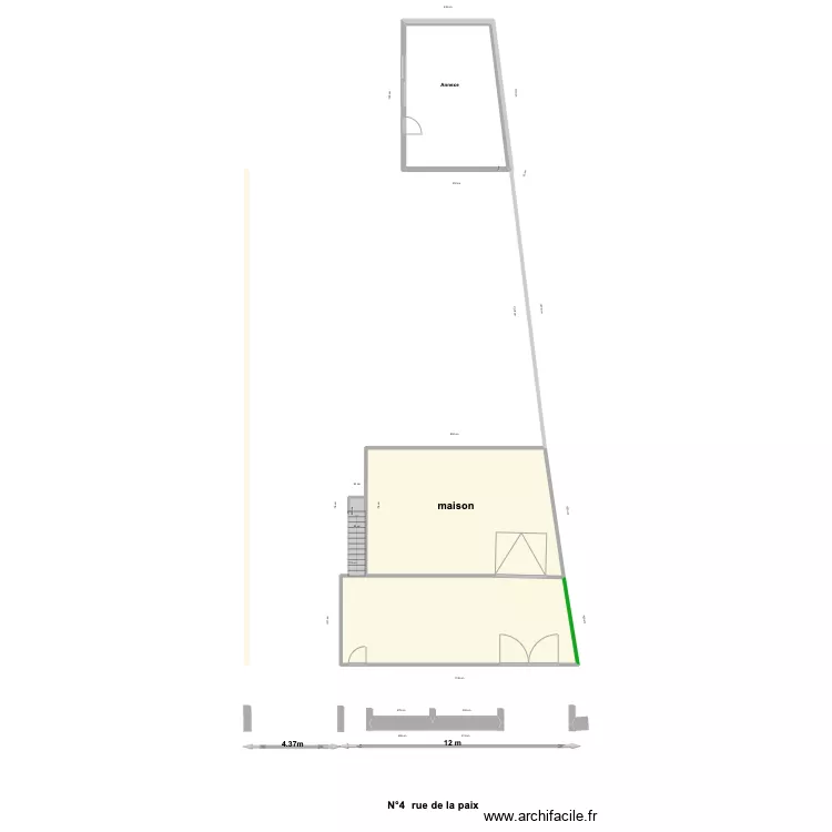 travaux aderiva. Plan de 