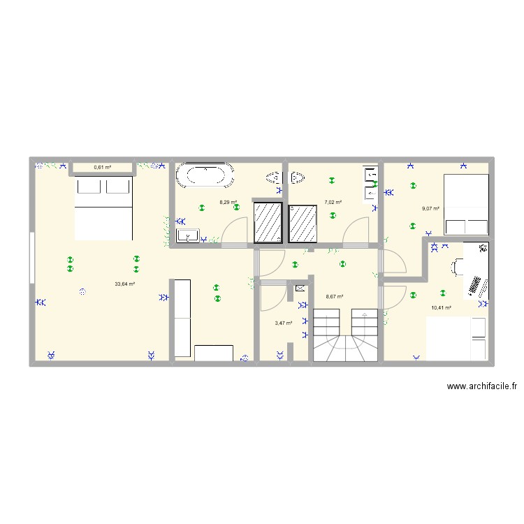 Virginie 1. Plan de 0 pièce et 0 m2
