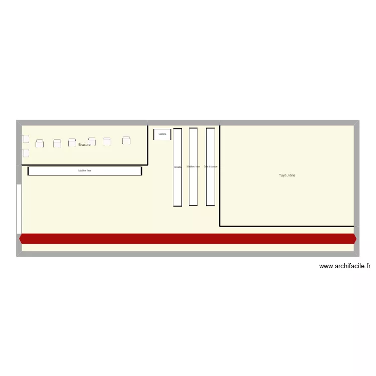 brasure. Plan de brasure. Plan de