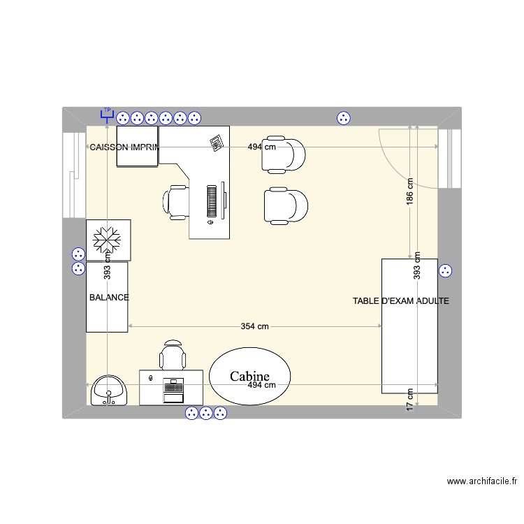 CABINET 31. Plan de 0 pièce et 0 m2