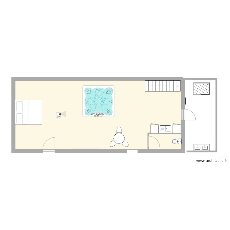 SPA LUCHET AURORE. Plan de 0 pièce et 0 m2