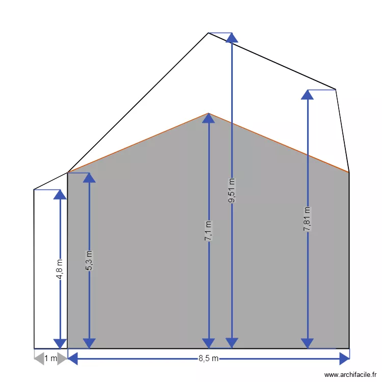 facade nord brisis2. Plan de facade nord brisis2. Plan de
